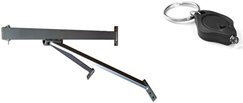 Invincible Professional Heavy Bag Wall Mount And Mini LED Flashlight Keychain Bundle