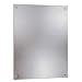 Bobrick 1556 Series 430 Stainless Steel Frameless Mirror, Bright Finish, 17-1/2" Width x 23-1/2" Height