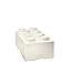 Room Copenhagen, LEGO Mini Box - 1.8 x 1.8 x 1.7 in - Brick 4, White