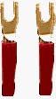 GST R-H Crimpless, Extra-Thick Gold Spades