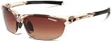 Tifosi Womens Wisp T-G905 Dual lens Sunglasses,Crystal Brown Frame/Brown Gradient, Gt (Golf/Tennis) & Ec (Extreme Contrast) Lens,One Size