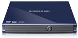 Samsung SE-S084C/TSLS USB 2.0 8x DVD Writer External Optical Drive for PC, Netbook and Mac - Blue