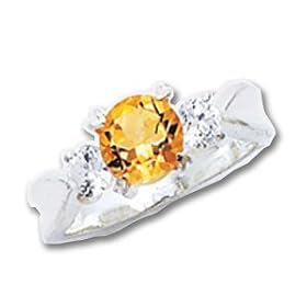 Buy Sterling Silver Citrine ring by A Great Jewelry Co.