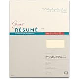 Ecruwhite Kid Finish 8.5 x 11 Resume Sheets
