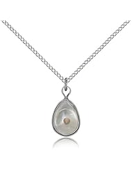 Sterling Silver Mustard Seed Pendant - 18" Chain