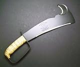Woodman's Pal Premium Machete with Leather Handle & Steel Knuckleguard