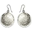 Womens Earrings in Sterling Silver 1.75 inches (ers259)