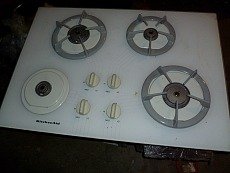 Kitchenaid Glass Top 30x22 gas Cooktop