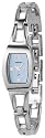 Fossil ES9304 Ladies Stainless Steel Link Bracelet Watch with Blue Analog Dial