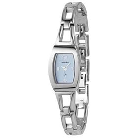 Fossil ES9304 Ladies Stainless Steel Link Bracelet Watch with Blue Analog Dial