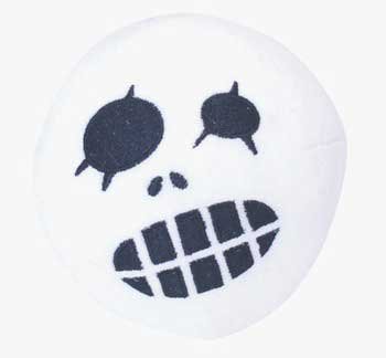 Detail image 2 Pack Lol Dog Toy Skull (Catalog Category: Dog / Dog Toys-fleece Plush)