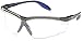 Uvex S3500X Genesis X2 Safety Eyewear, Silver and Navy Frame, Clear UV Extreme Anti-Fog Lens