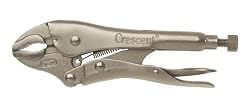 Crescent C7CV 7-Inch Curved Jaw Locking Plier with Wire Cutter
