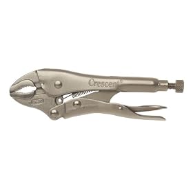 Click here to buy Crescent C7CV 7-Inch Curved Jaw Locking Plier with Wire Cutter by Cooper Hand Tools.