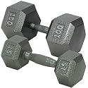 Hex Dumbbell w/ Ergo Handle 15 lb - Exercise