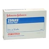 J & J ZONAS ATHLETIC ADHESIVE TAPE 2'' - 6 Rolls