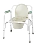` Commode - 3 In 1 Heavy-Duty Knock-Down Steel Knocked-Down * 300 pound weight capacity * All-in-one