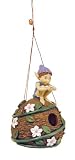 Red Carpet Studios Enchanted Forest Birdhouse, 8-Inch Tall, Fairy on Nest