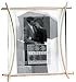Bowed Pewter Picture Frame 4x6