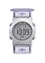 Timex 79921 Children's Light Silver-Gray Resin Case Digital Sport Watch with Light Gray and Lavender Purple Nylon Strap with Fast Wrap Velcro Closure