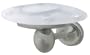 :USE Nuovo Glass Toothbrush Holder, Satin Nickel