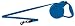 Kitchen & Housewares : Flexi 1-5 Compact Leash 13' - Dogs up to 33 lbs Blue