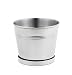 Small Stainless Steel Flower Planter - Fine StainlessLUX Gardening Pots for Your Home