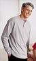 Long Sleeve Henley 3-Button T-Shirt Cotton 7.1 oz.(dis) by Anvil (Style# 1402)