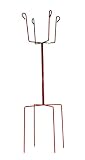 Glamos 680054 14-Inch x 46-Inch Heavy Duty Metal Pot Stand - 2 Pack Red