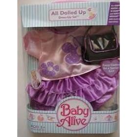 Baby Alive ALL DOLLED UP Dress-Up Set Accessories by Doll Clothing