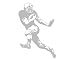 Sudden Shadow Running Back Football Sports Wall Sticker