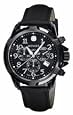 Wenger by Swiss Army Knife 78254 Men`s Chronograph Stainless Steel GST Black Dial Black Strap Watch