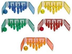 Olympia Colored Bowling Lane Set