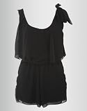 Chiffon Playsuit with Detail in Black.