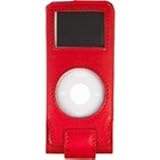 Red Leather Case for Ipod Nano