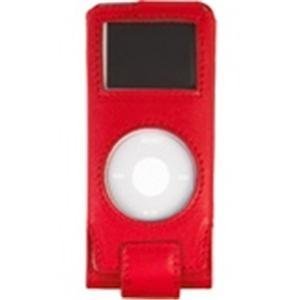 Red Leather Case for Ipod Nano