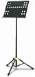 Hercules BS415B Perforated Folding Desk Music Stand with Tripod Legs