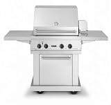 Viking Ultra-Premium T VGBQ3002RT1 30 Built-in Gas Grill with 563 sq. in. Cooking Surface, Stainless Steel Grill Burner, Dual Purpose Grill/Smoker Burner, Gourmet-Glo Infrared Rotisserie and Push-Button Electronic Ignition (Grill Cart Sold Separately)