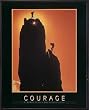 Courage-It's Not Where You Start, Motivational Poster