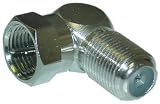 F-Pin Right Angle L-Adaptor Male / Female