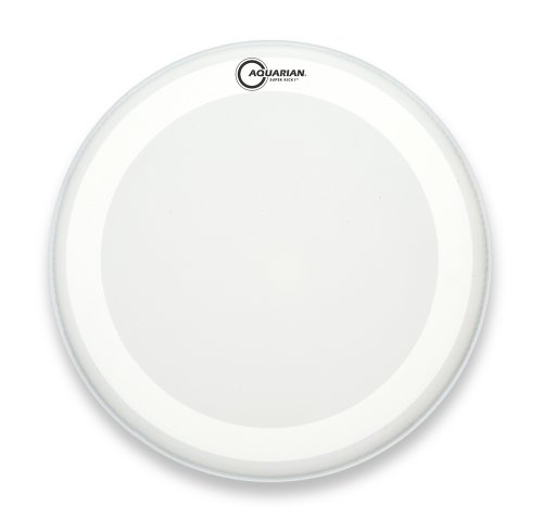 Aquarian Super Kick-I Texture Coated 46 cm (18 Zoll) Bass Drum Fell rau mit Vord&auml;mpfung Preisvergleich