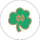 Notre Dame Fighting Irish "Shamrock" White Tire Cover