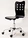 Monster Bedroom Swivel Desk Chair - Silver Base