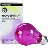 General Electric 22730 25-Watt Bulb Pink