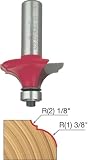 Freud 99-010 Quadra- Cut  1-1/2-Inch Diameter Classical Table Top Router Bit with 1/2-Inch Shank