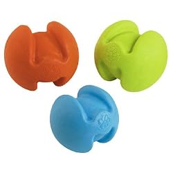 Huck Dog Ball Toy: Tangerine (Small)