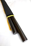 Kamagong Arnis Stick Pair with Yellow and Black Carrying Case