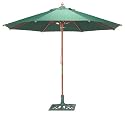Astonica Market Umbrella, Hunter Green (10-Foot Diameter)