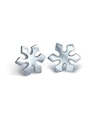 Alex Woo "Little Seasons" Sterling Silver Snowflake Earrings