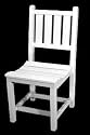 Traditional Dining Chair Set Of Two-Teak